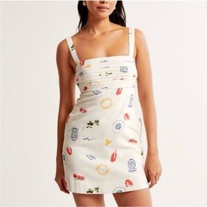 Abercrombie & Fitch Emerson Linen Blend Skort Sundress - M
